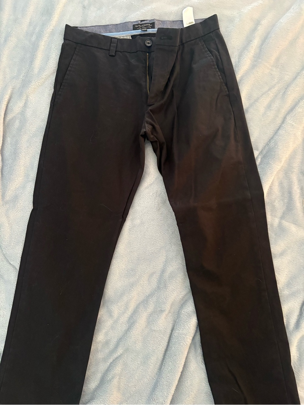 Banana Republic Men's Black Chinos - Slim Straight